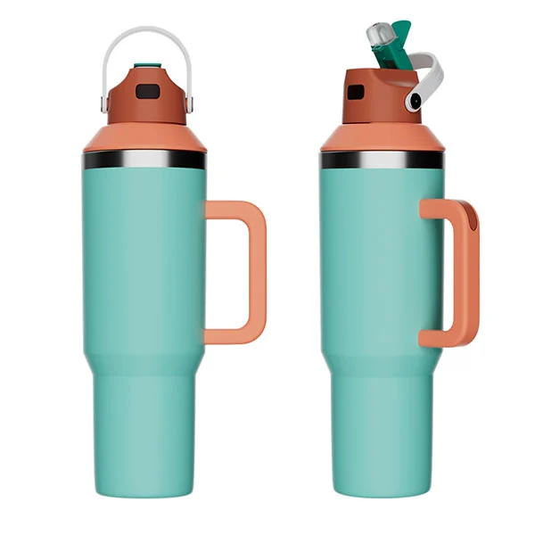 အရသာ adapter နှင့်အတူ 40oz သံမဏိရေခဲရေခဲပြင်ရေခဲခွက်