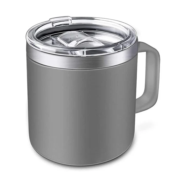 လက်ကိုင်ပါရှိသော 450ml ဖုန်စုပ်လျှပ်ကာ Tumbler