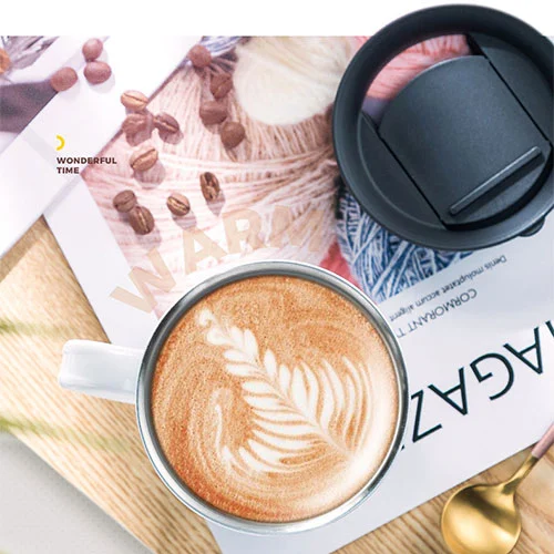 Stainless Steel Coffee Mug With Lid Stainless Steel Coffee Mug With Lid